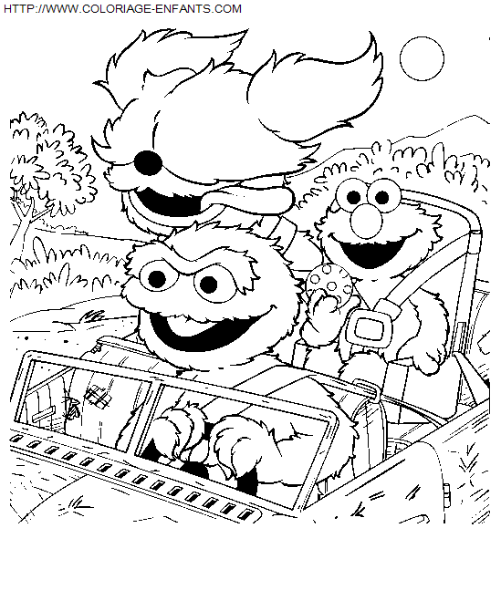 Sesame Street coloring