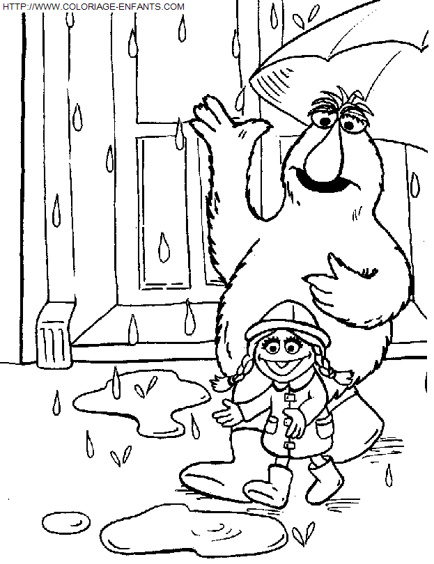 Sesame Street coloring