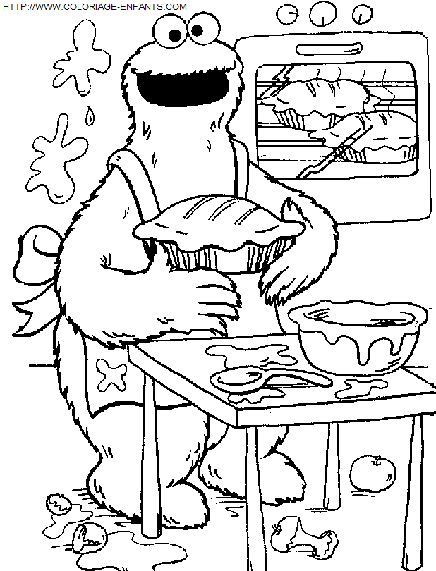 Sesame Street coloring