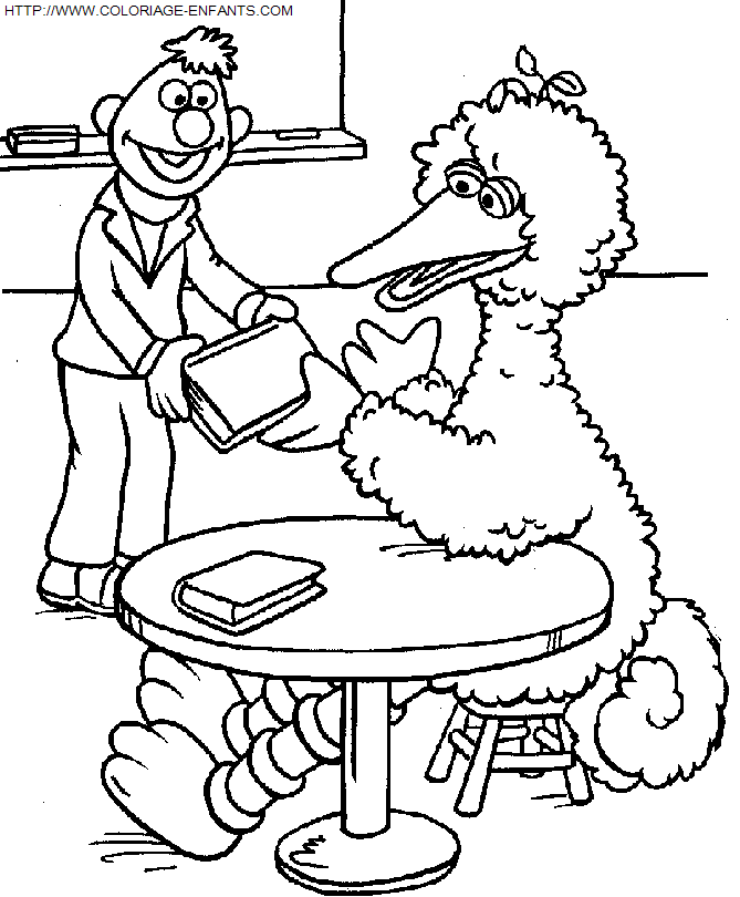 Sesame Street coloring