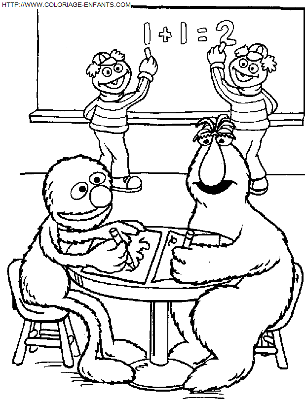 Sesame Street coloring