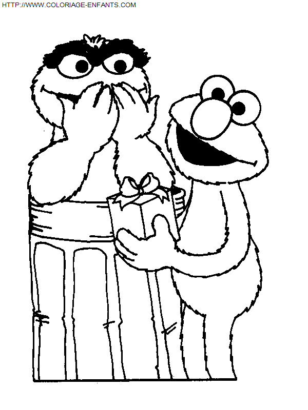 Sesame Street coloring