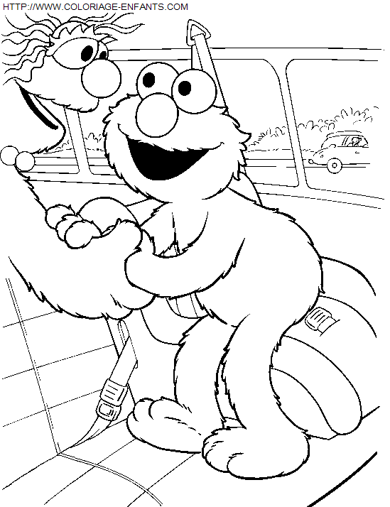 Sesame Street coloring