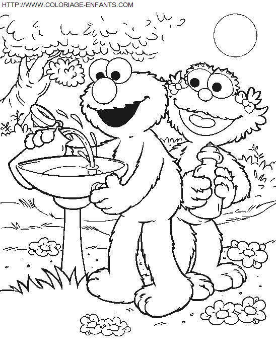 Sesame Street coloring