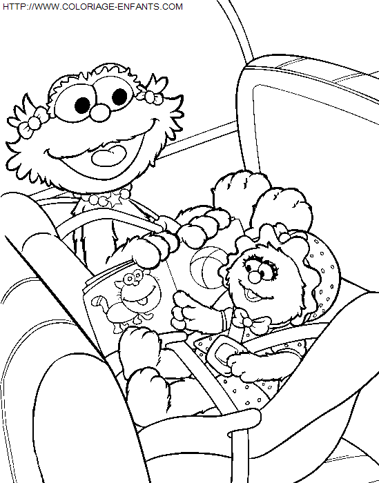 Sesame Street coloring