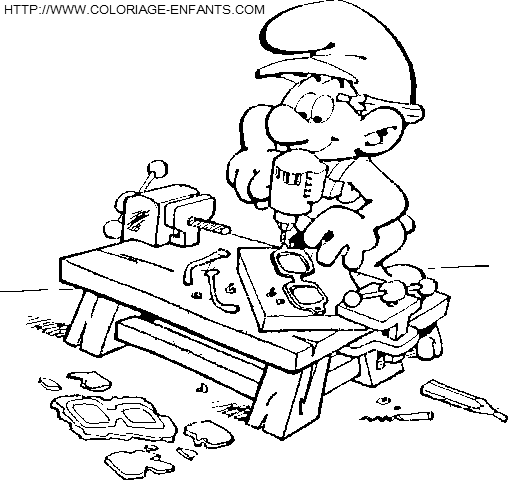 The Smurfs coloring