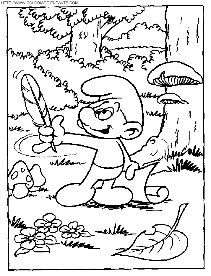 The Smurfs coloring