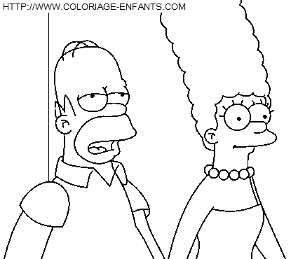 The Simpsons coloring