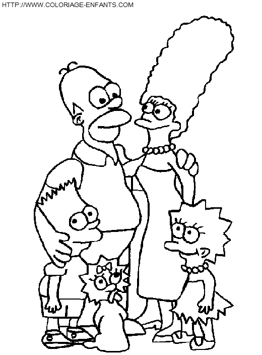 The Simpsons coloring