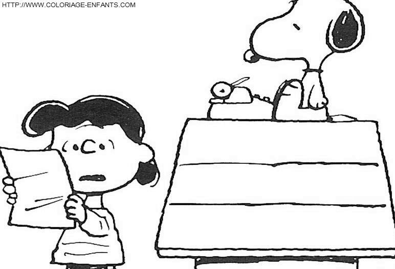 Snoopy coloring