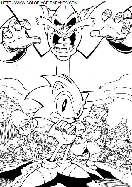 Sonic coloring