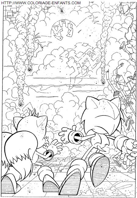 Sonic coloring