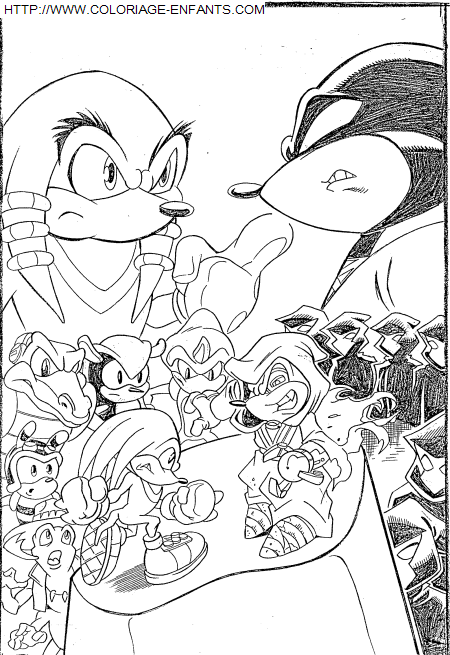 Sonic coloring