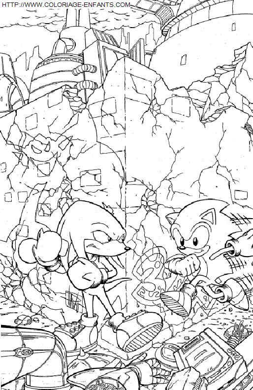 Sonic coloring