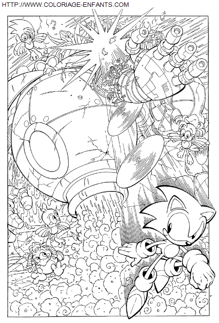 Sonic coloring