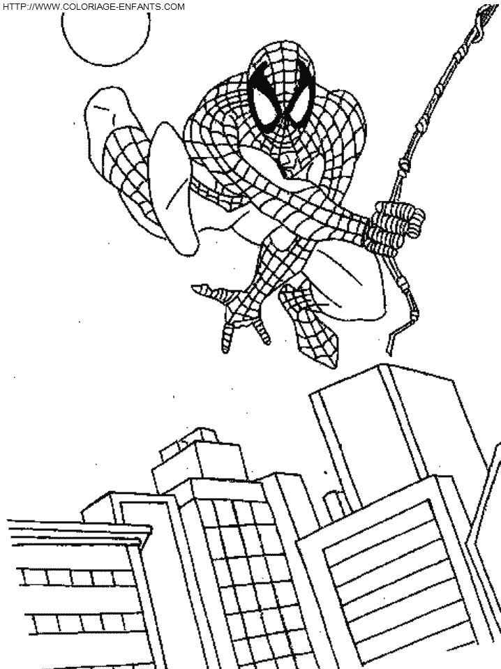 Spiderman coloring