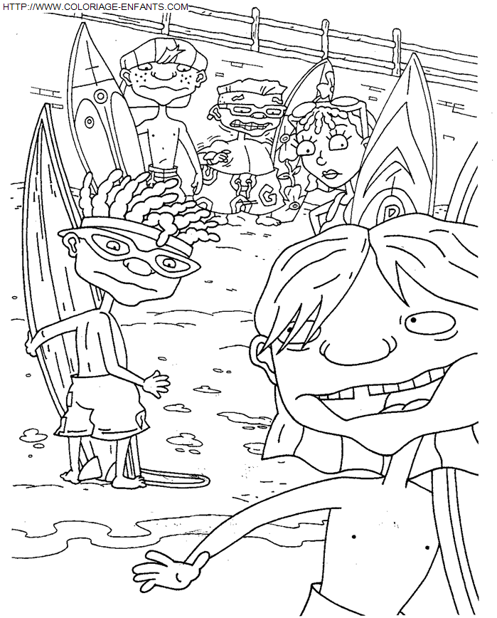 Rocket Power coloring