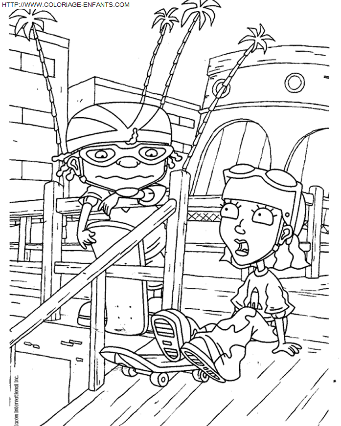 Rocket Power coloring