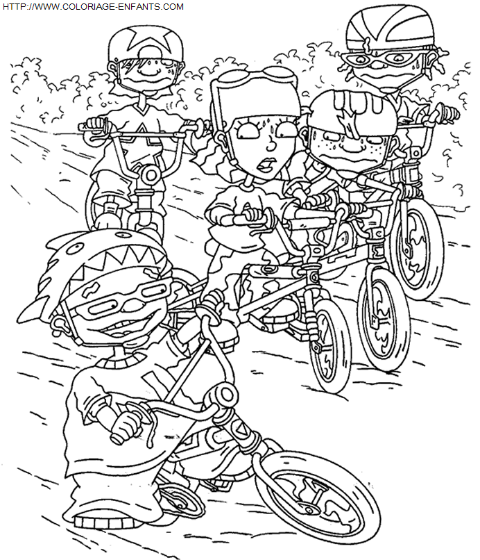 Rocket Power coloring