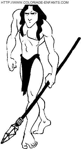 Tarzan coloring