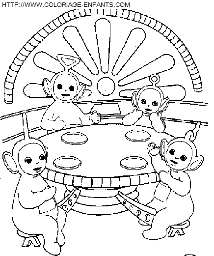 Teletubbies coloring