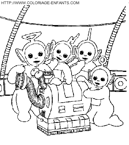 Teletubbies coloring