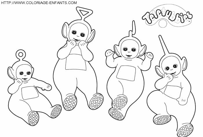 Teletubbies coloring