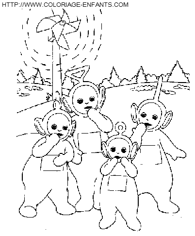 Teletubbies coloring