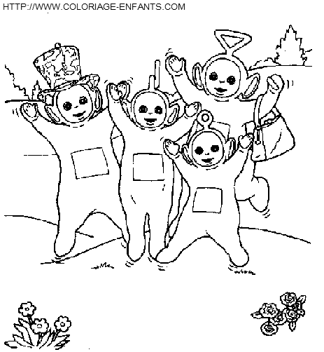 Teletubbies coloring