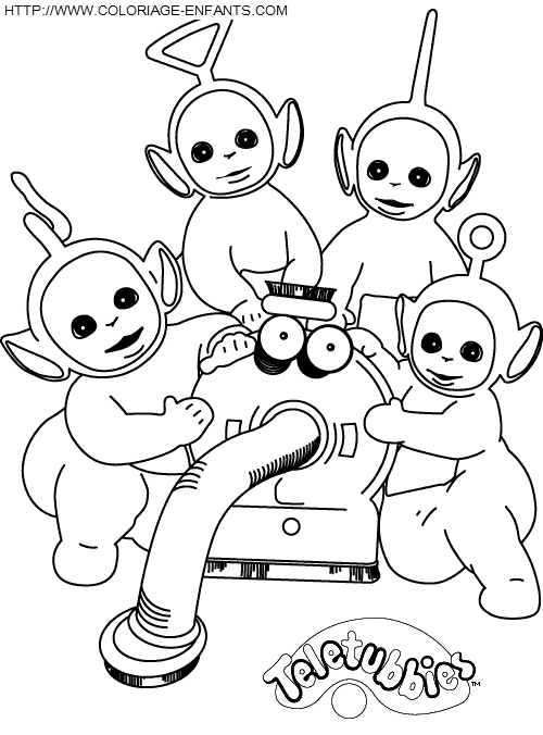 Teletubbies coloring