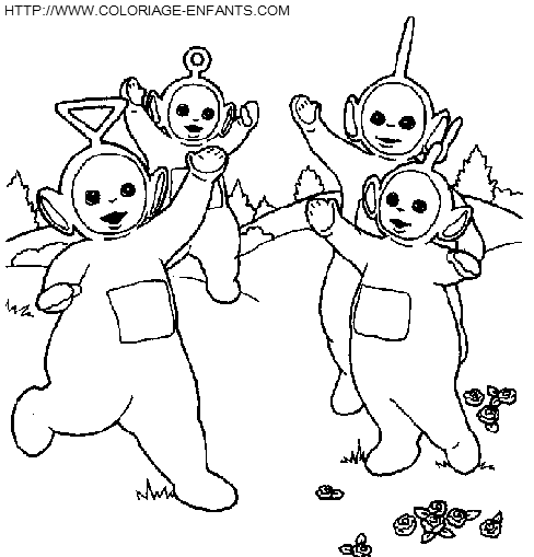 Teletubbies coloring