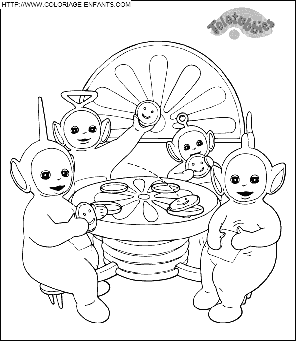 Teletubbies coloring