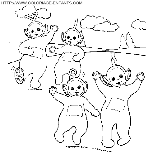 Teletubbies coloring