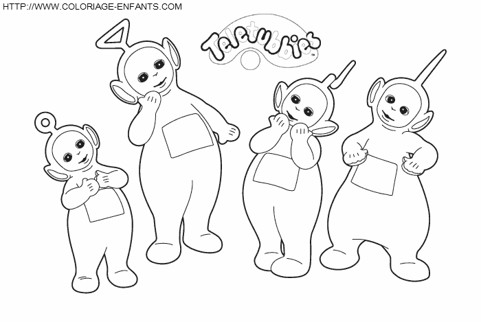 Teletubbies coloring