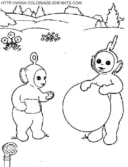 Teletubbies coloring