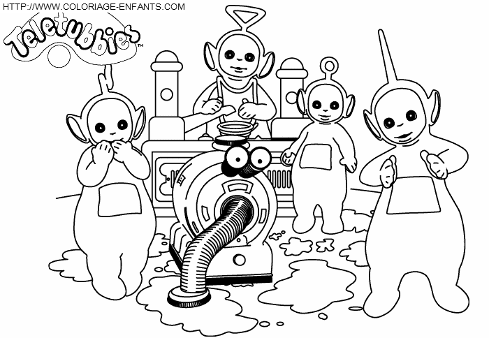 Teletubbies coloring