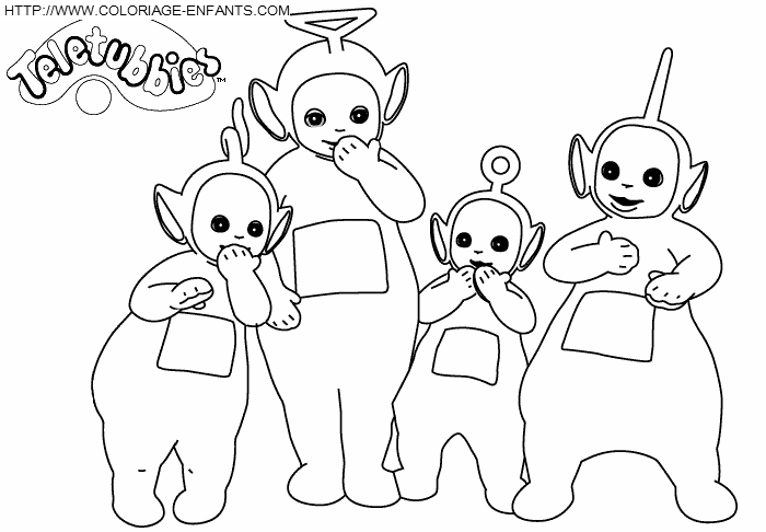 Teletubbies coloring