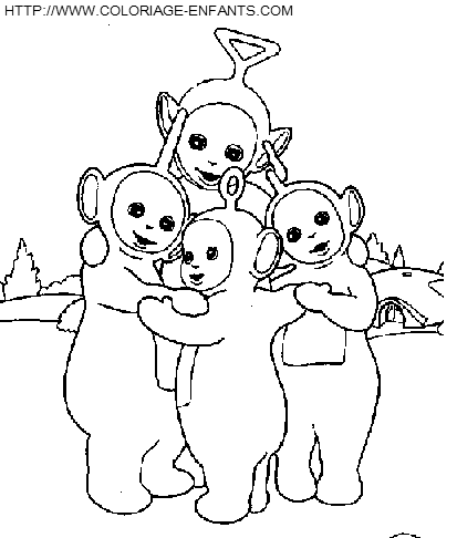 Teletubbies coloring