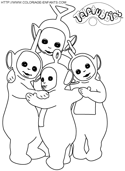 Teletubbies coloring