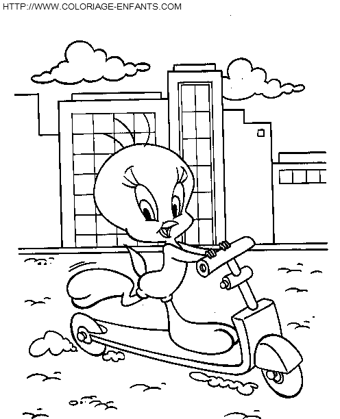 Tweety Bird coloring