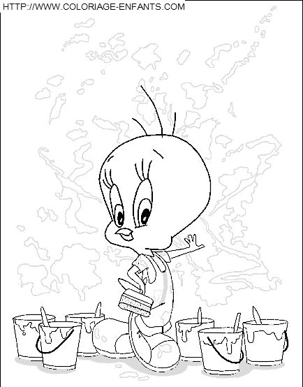 Tweety Bird coloring