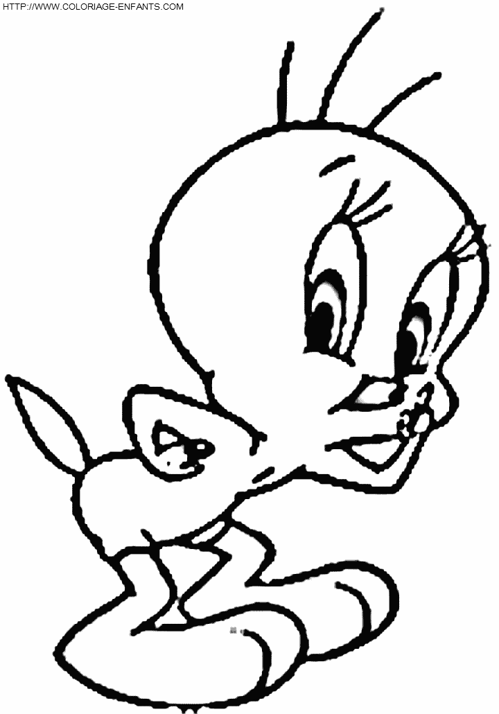 Tweety Bird coloring