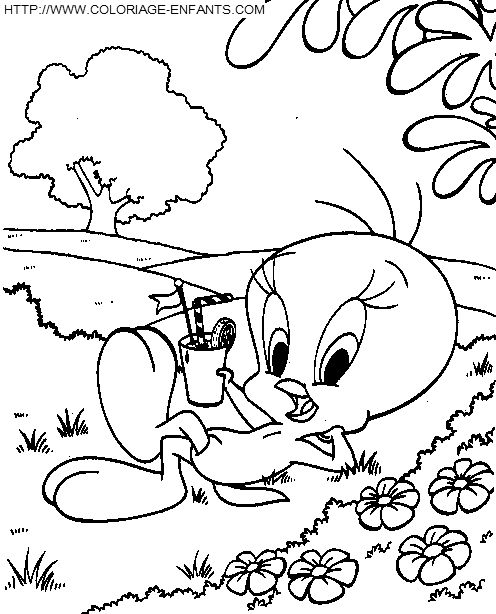 Tweety Bird coloring