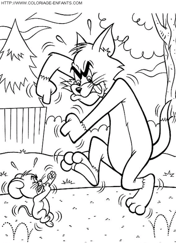 Tom And Jerry coloring