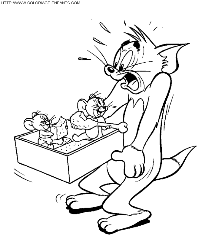 Tom And Jerry coloring