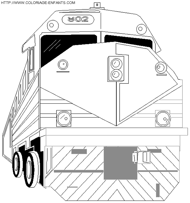 Train coloring