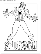 spiderman coloring