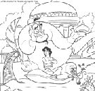 aladdin coloring