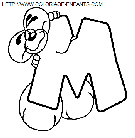 alphabet diddl the mouse coloring