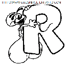 alphabet diddl the mouse coloring